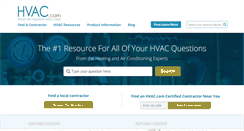 Desktop Screenshot of hvac.com