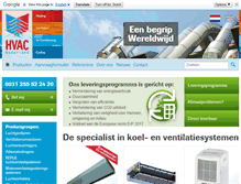 Tablet Screenshot of hvac.nl